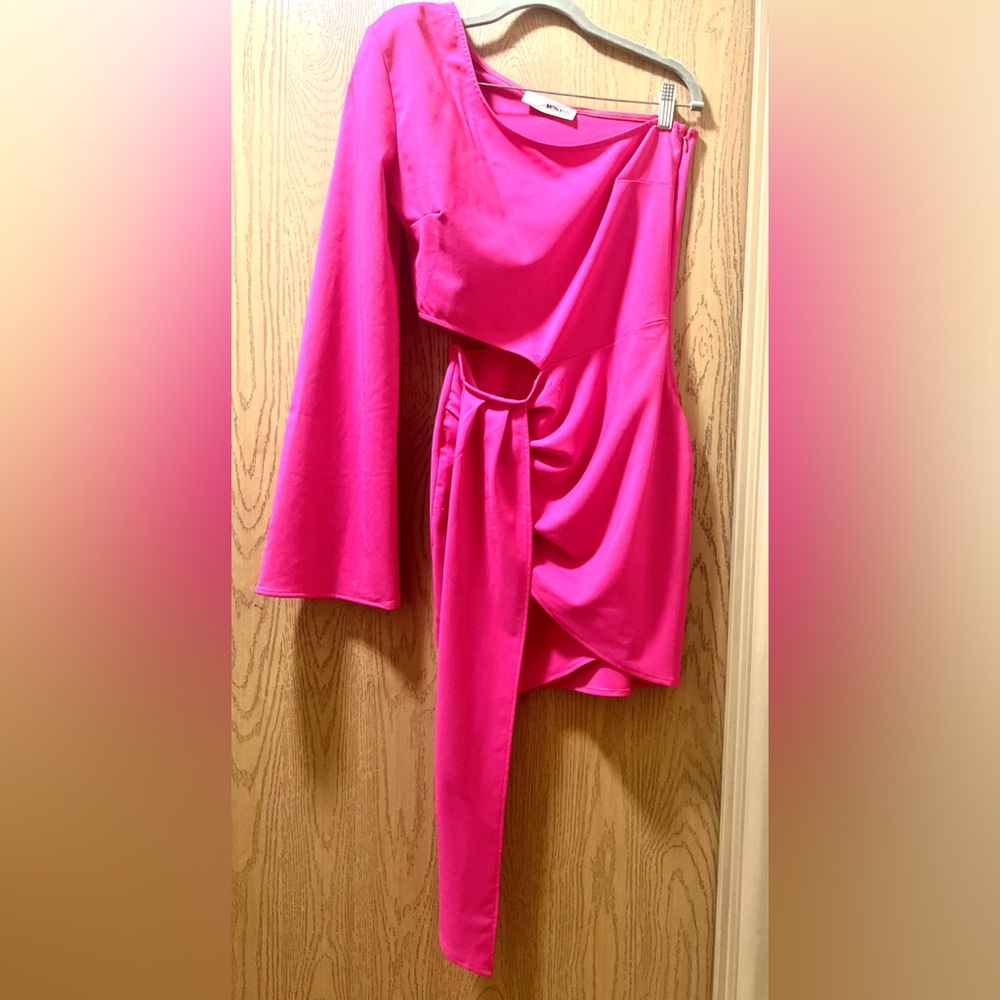 Monaco Pink Long Sleeve Dress